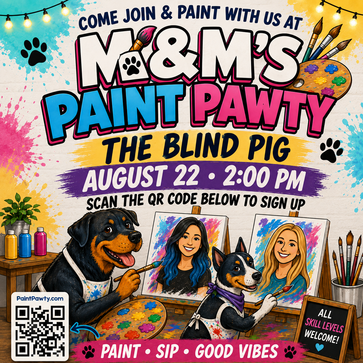 The Blind Pig Paint Pawty